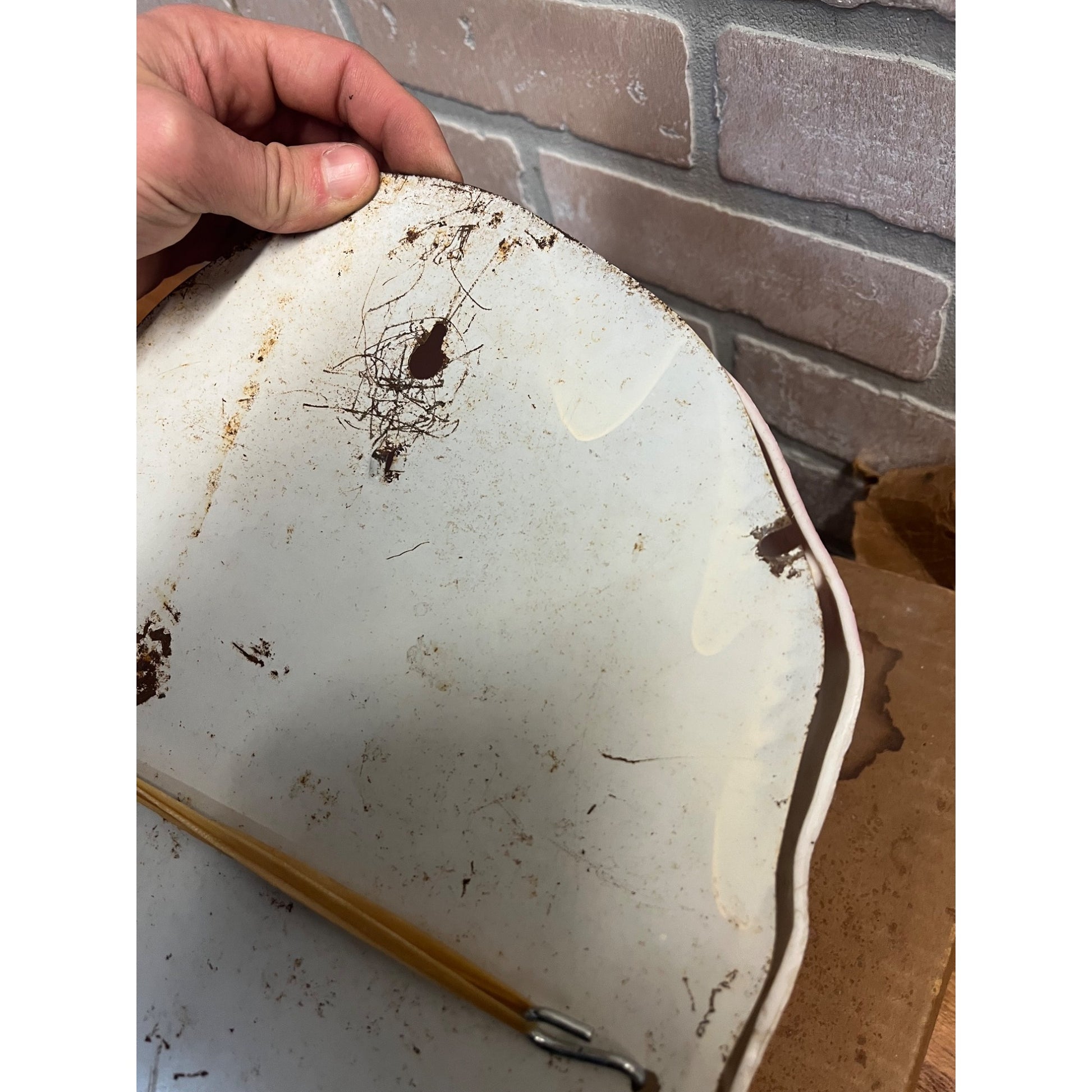 Vintage NOMA Light Up Santa Claus Face Head Christmas Plastic w/ BOX - AS-IS