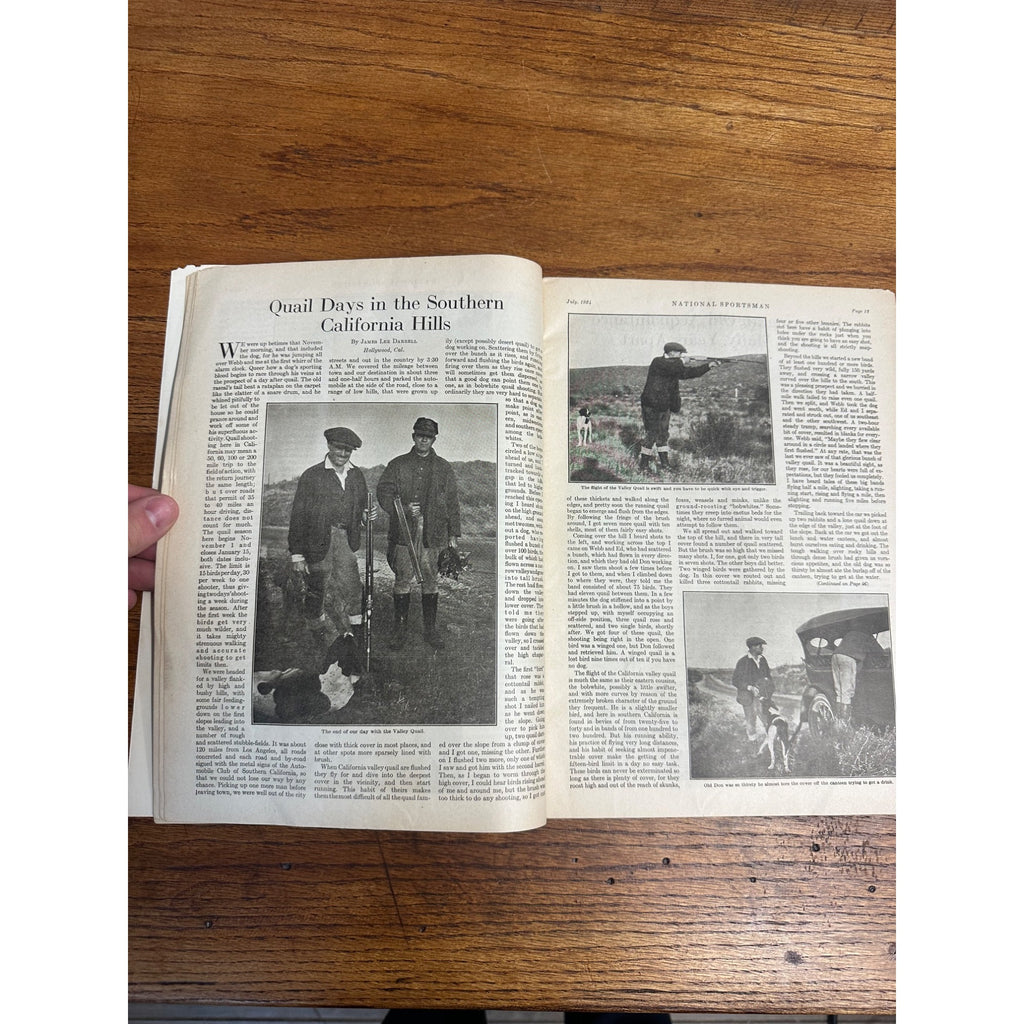 Vintage National Sportsman Magazine (July 1924) Hunting Fishing Outdoors Ads