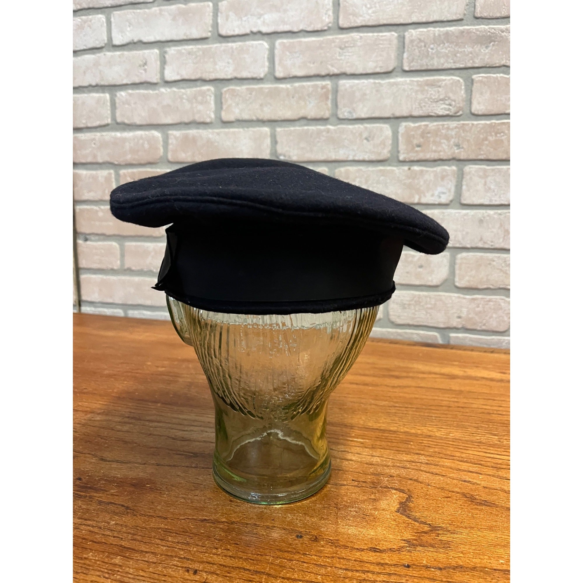 Vintage 1940s U.S. Navy Sailor Cap Hat Flat Donald Duck WWII Era