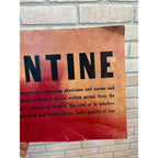 Original 1900s Quarantine Hospital Sign Smallpox, Diphtheria, and Scarlet Fever