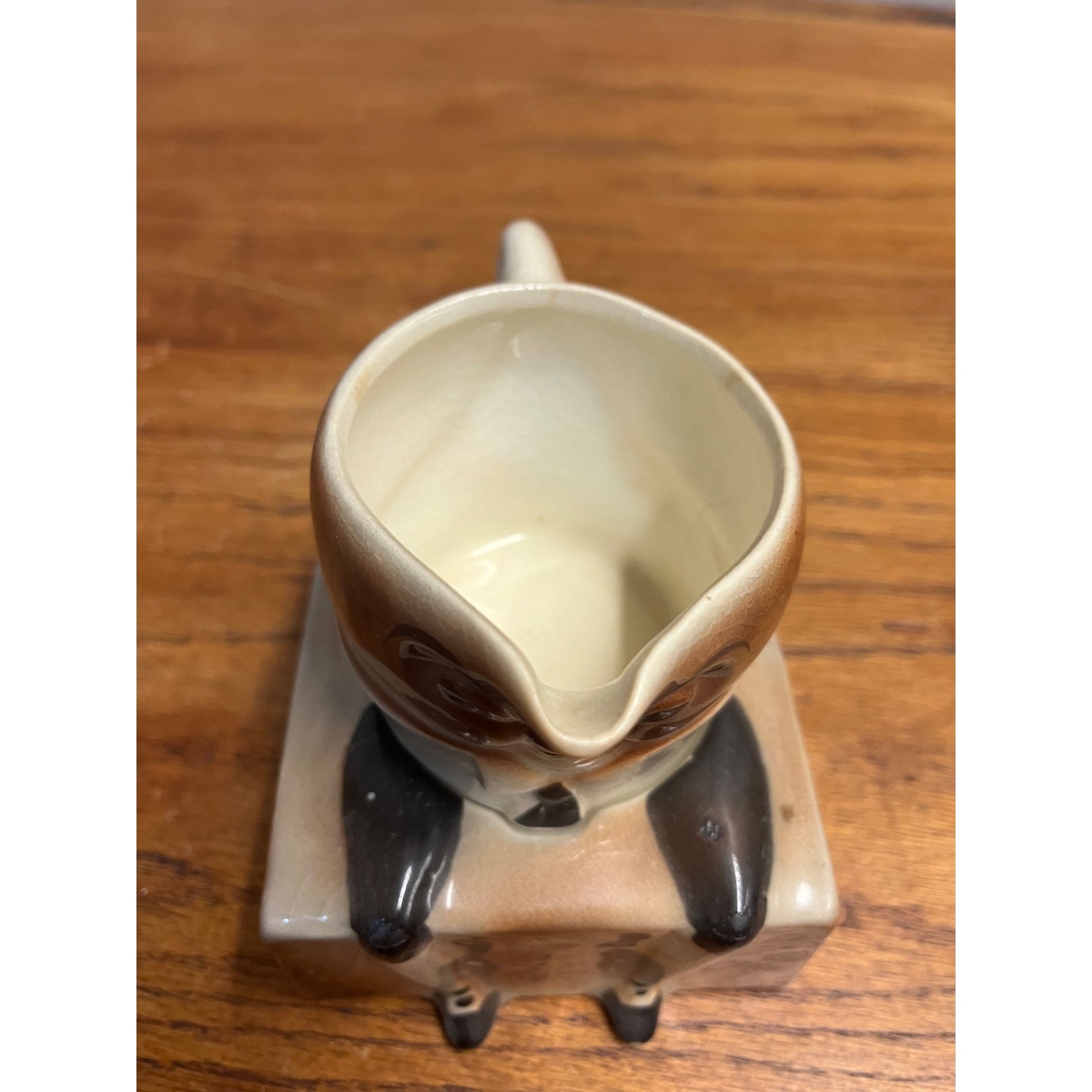 Antique Rare HUMPTY DUMPTY Cream and Sugar Set Whimsical Cute