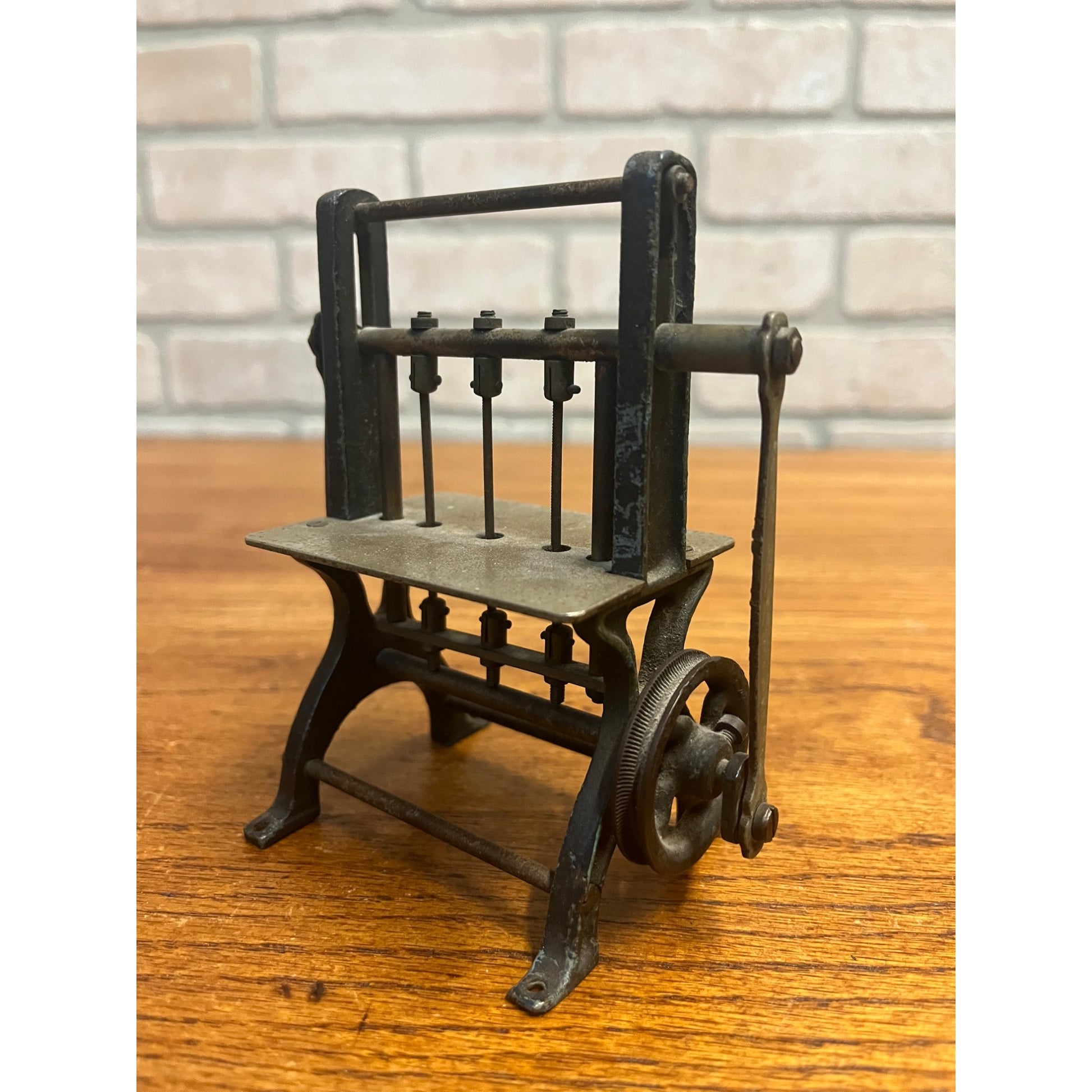 RARE Antique German Marklin Table Gang Saw Steam Engine Accessory Toy