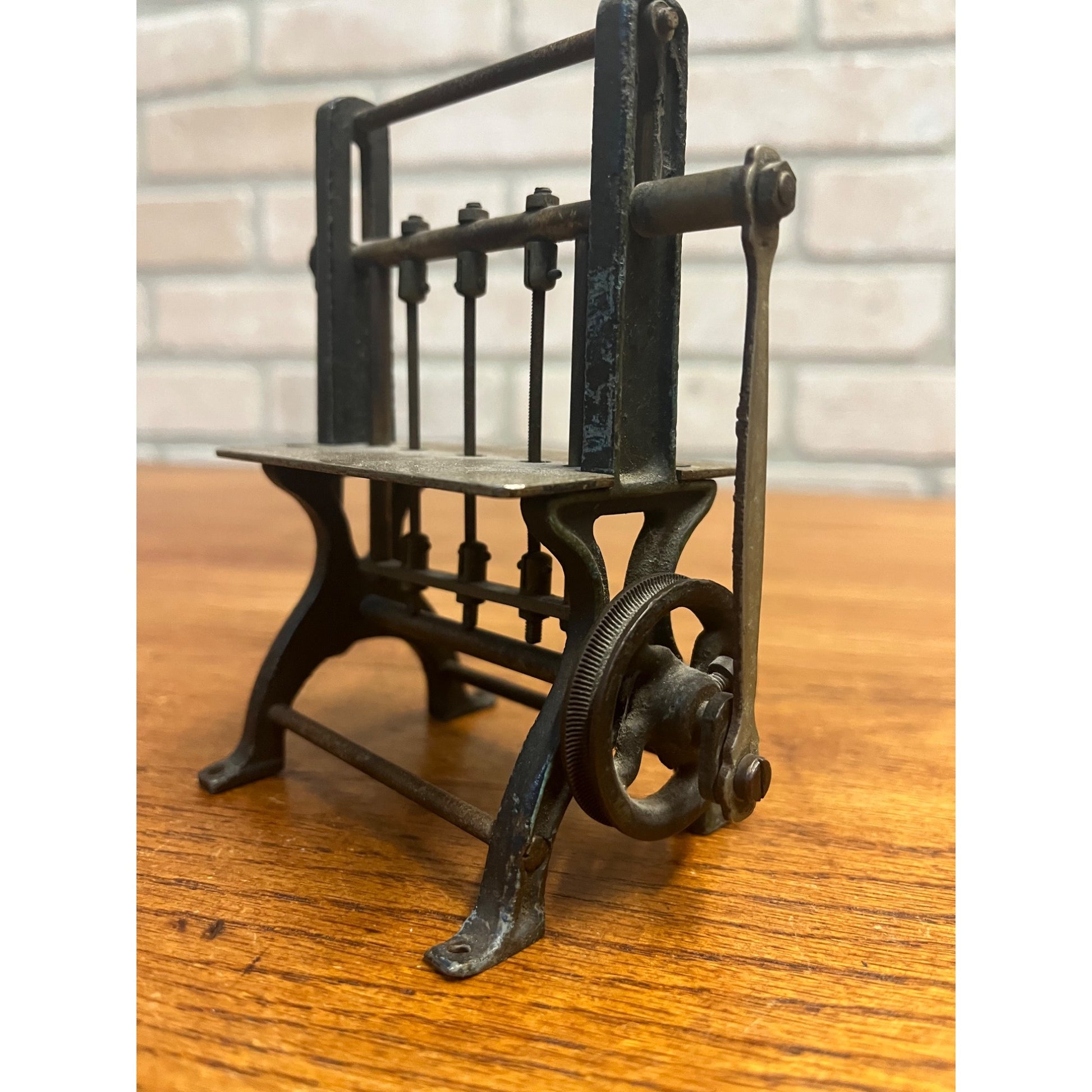 RARE Antique German Marklin Table Gang Saw Steam Engine Accessory Toy