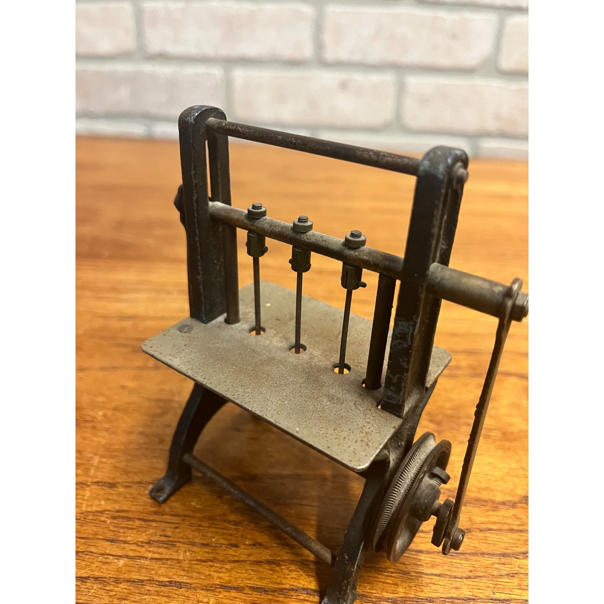 RARE Antique German Marklin Table Gang Saw Steam Engine Accessory Toy