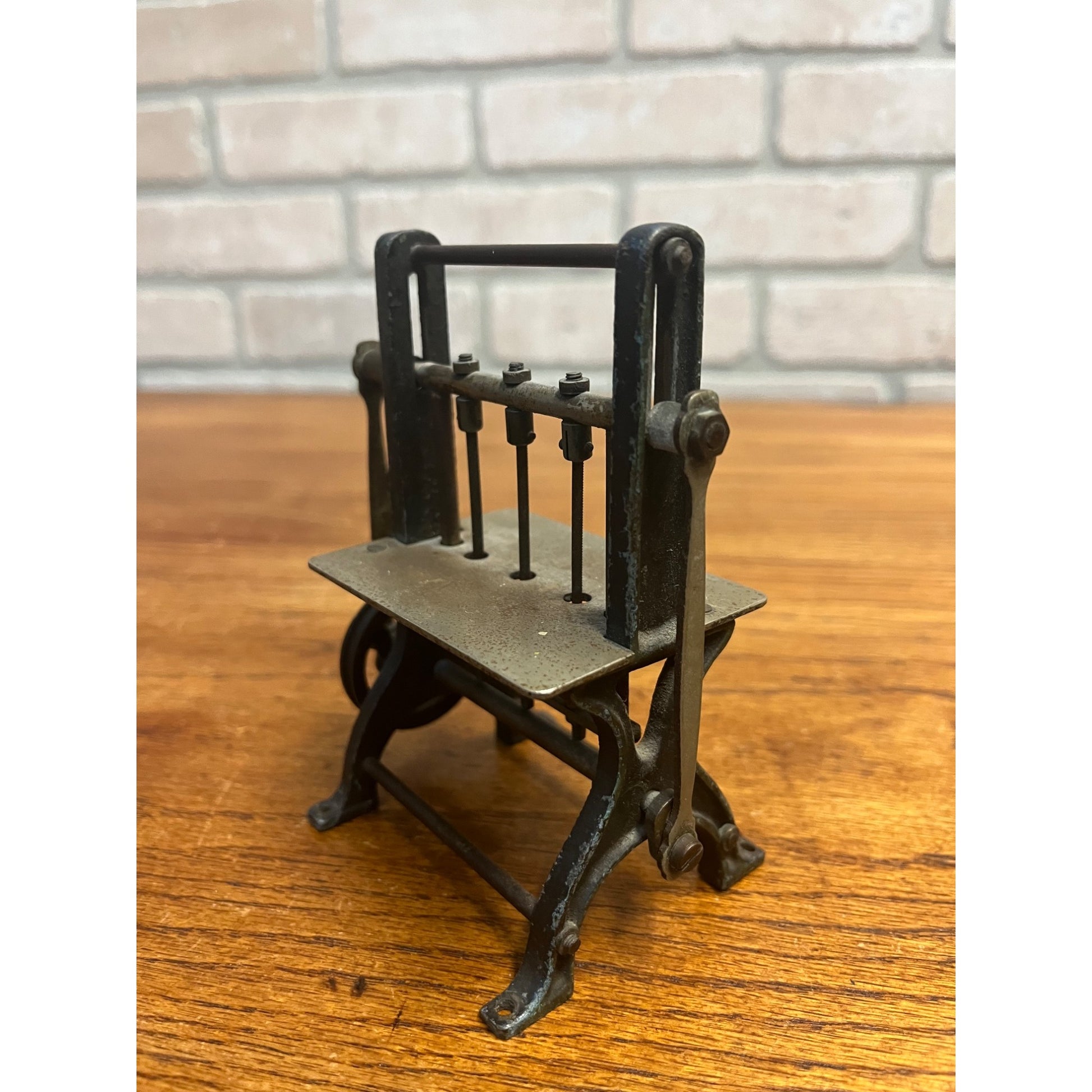 RARE Antique German Marklin Table Gang Saw Steam Engine Accessory Toy