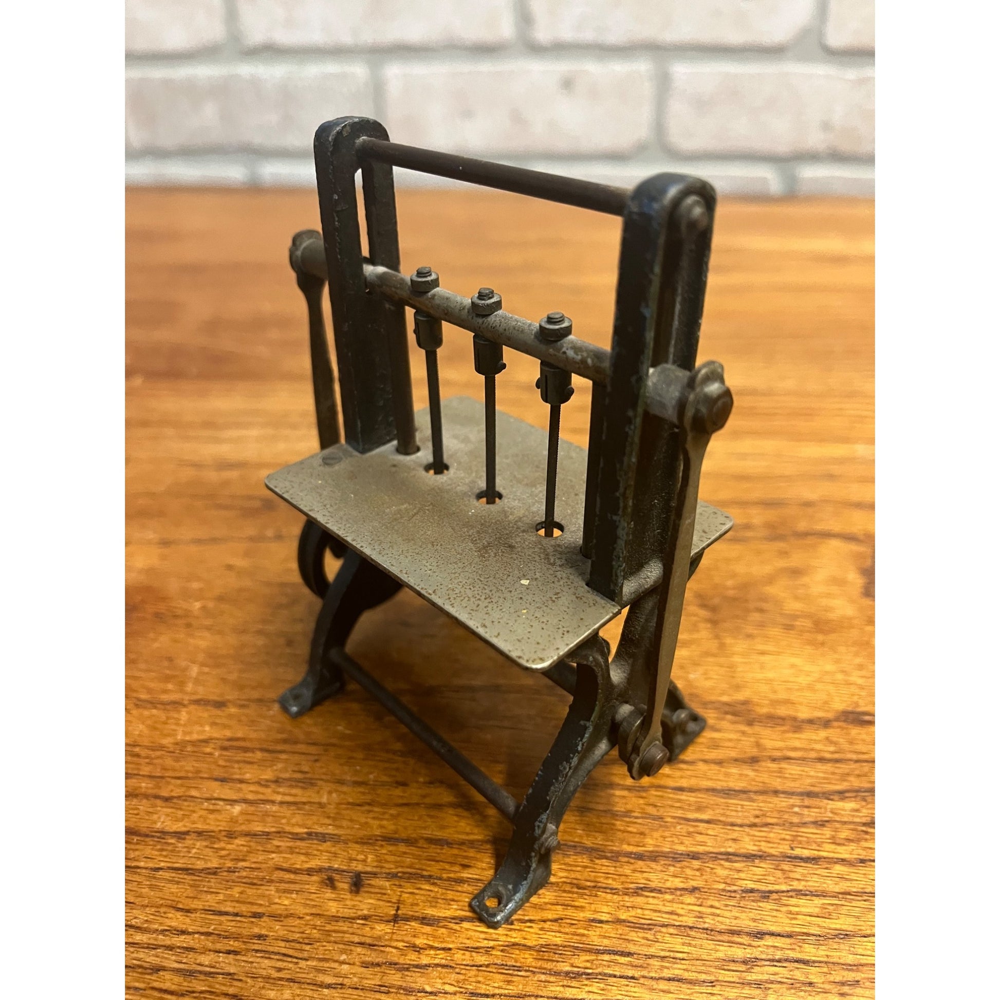 RARE Antique German Marklin Table Gang Saw Steam Engine Accessory Toy