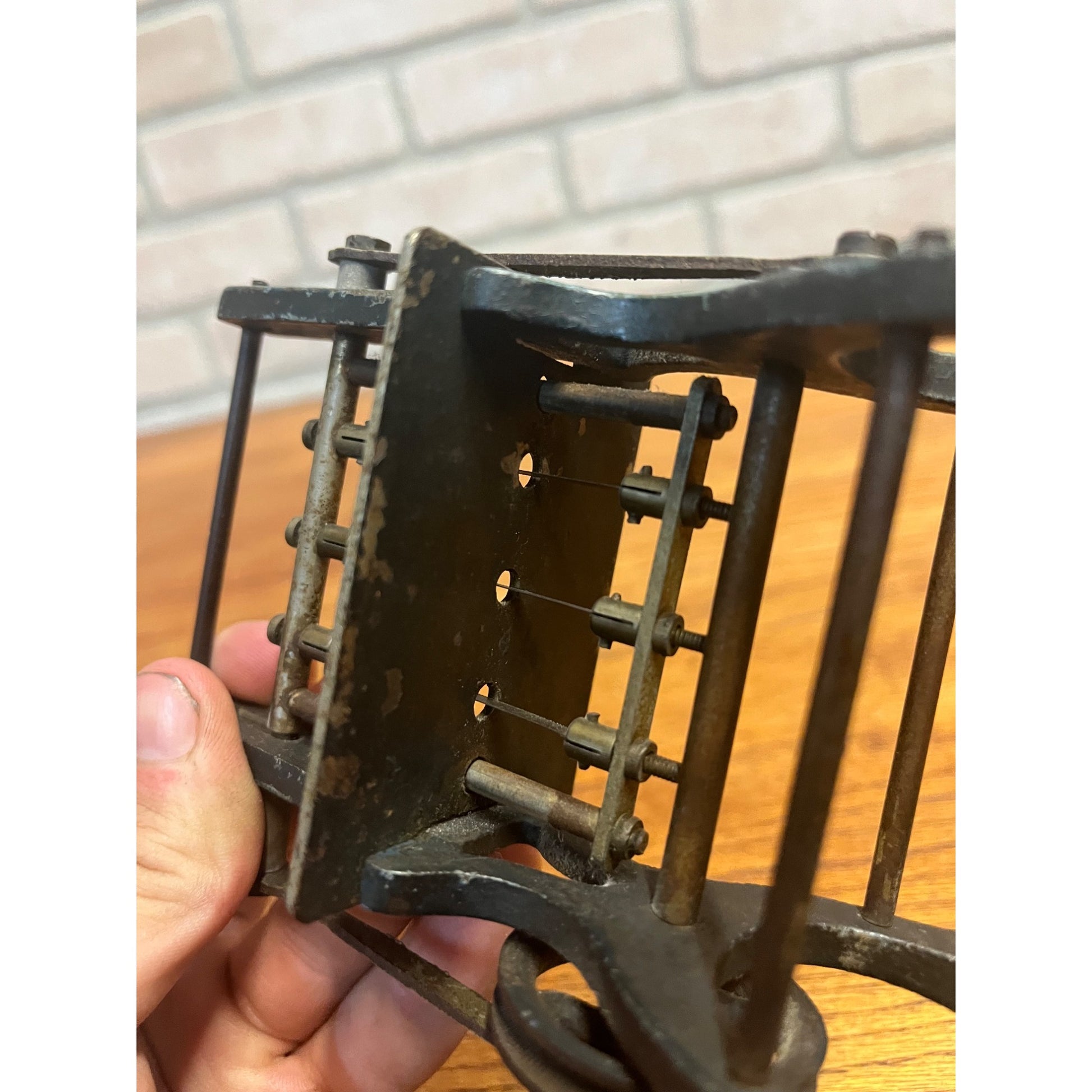 RARE Antique German Marklin Table Gang Saw Steam Engine Accessory Toy