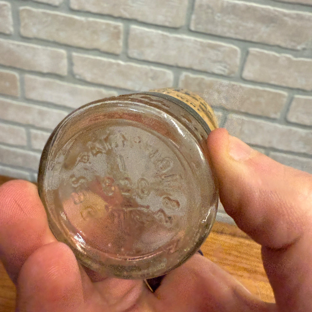 Vintage GARRETT'S VIRGINIA DARE WHITE WINE BOTTLE w/ LABELS & CAP 2/5 PINT EMPTY