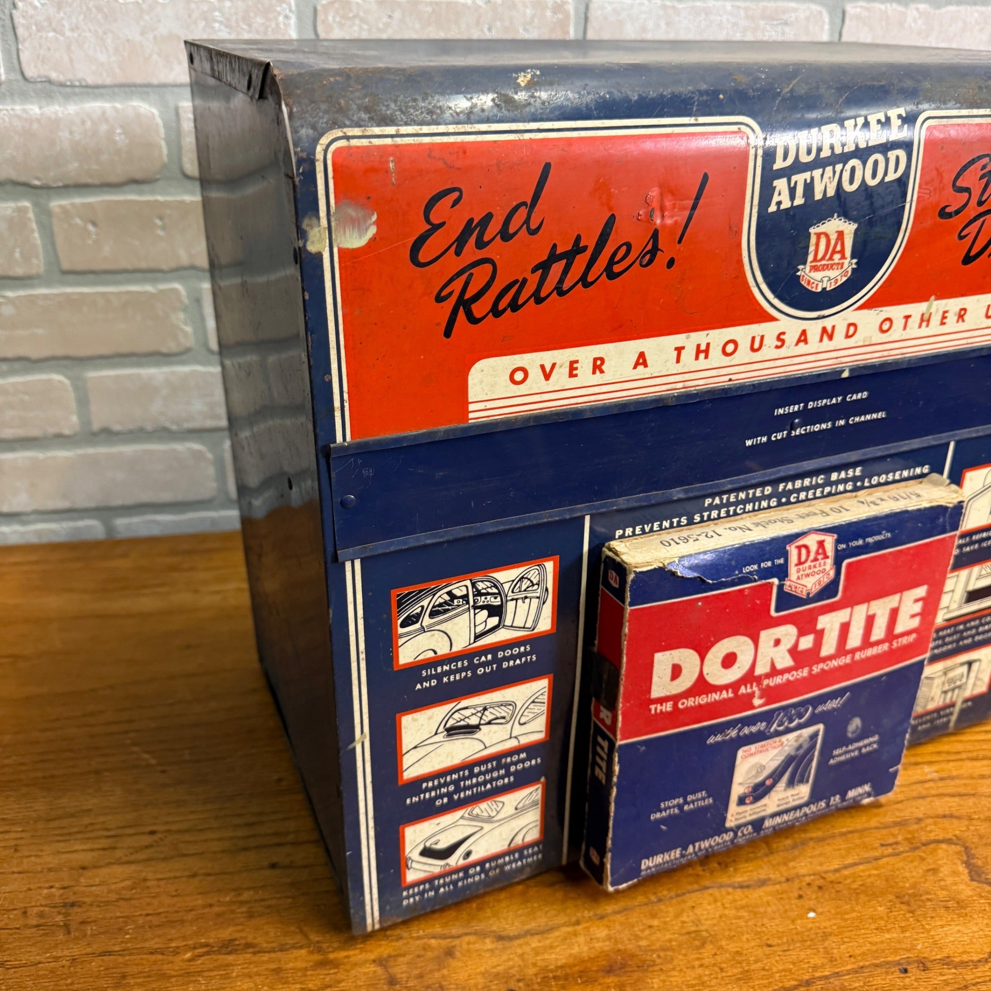 Vintage Durkee Atwood Dor-Tite Automobile Car Garage Store Display Advertising