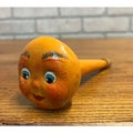 Vintage Halloween German Moon Face Noisemaker Horn Anthropomorphic 1990s