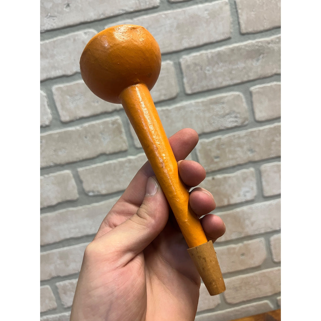Vintage Halloween German Moon Face Noisemaker Horn Anthropomorphic 1990s