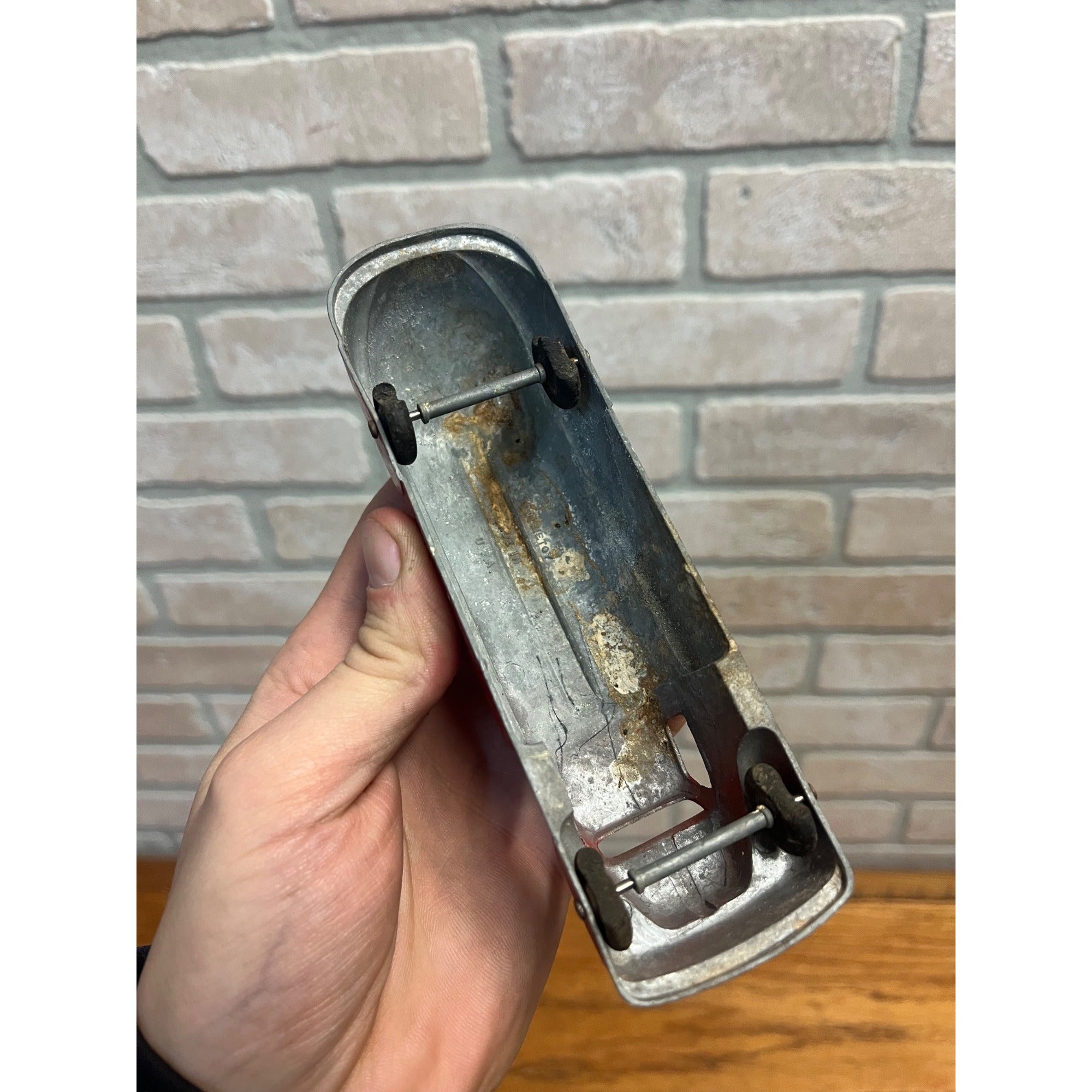 Vintage Tootsie Toy Red Metal Texaco Gasoline Oil Tanker Truck Tootsietoy AS-IS