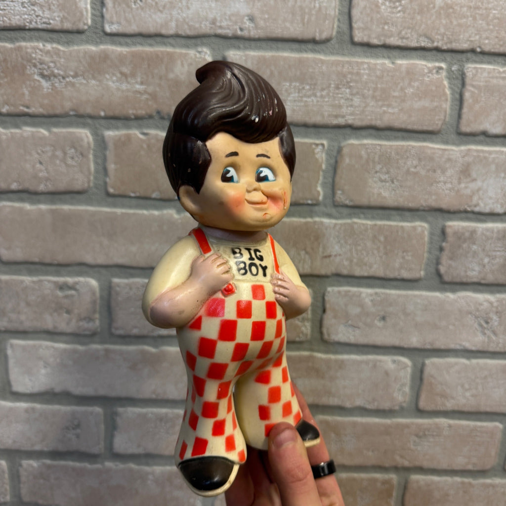 Vintage 1973 Bob's Big Boy Rubber/Vinyl Bank Doll Figure 8.5”