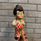 Vintage 1973 Bob's Big Boy Rubber/Vinyl Bank Doll Figure 8.5”