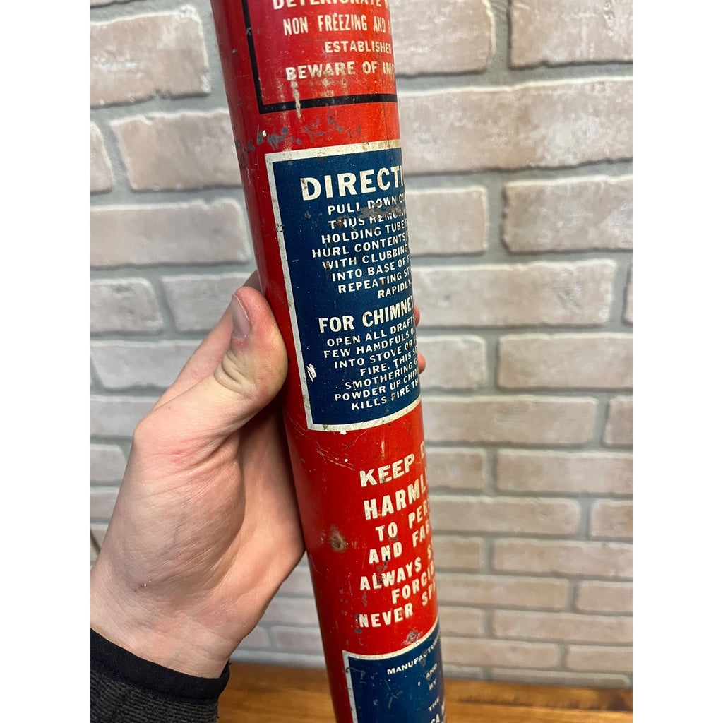 Antique Liberty Fire Extinguisher Wawanesa Insurance Dry Chemical 3 Pounds