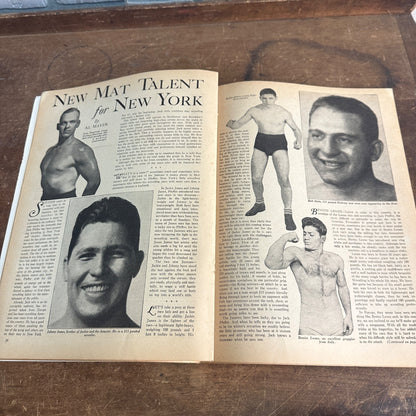 November 1938 The Ring Boxing Magazine - Gunnar Barlund Cover