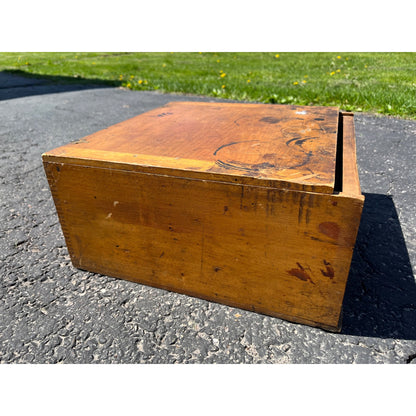 Vintage 1930 Niagara Carborundum Sharpening Stones Store Display Cabinet
