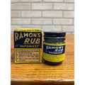 Vintage Ramon's Rub Advertising Medicine Jar Glass w/ Original Box