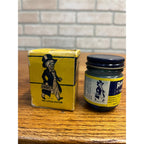 Vintage Ramon's Rub Advertising Medicine Jar Glass w/ Original Box