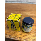 Vintage Ramon's Rub Advertising Medicine Jar Glass w/ Original Box