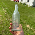 Antique 1900s  Garden City Brewing Chicago Illinois Beer Bottle Embossed Clear