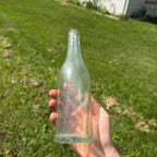 Antique 1900s  Garden City Brewing Chicago Illinois Beer Bottle Embossed Clear