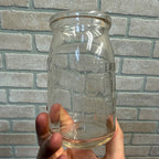 Vintage Racine Pure Milk Glass Cottage Cheese Bottle Jar Racine Wi Wisconsin