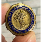 RARE 1900s Wisconsin Retail Implement & Vehicle Dealers Association Stud Button