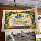 WW2 USS S.D. Sturgis Imperium Neptuni Regis Certificate Equator US Navy 3166