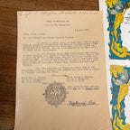 WW2 USS S.D. Sturgis Imperium Neptuni Regis Certificate Equator US Navy 3166