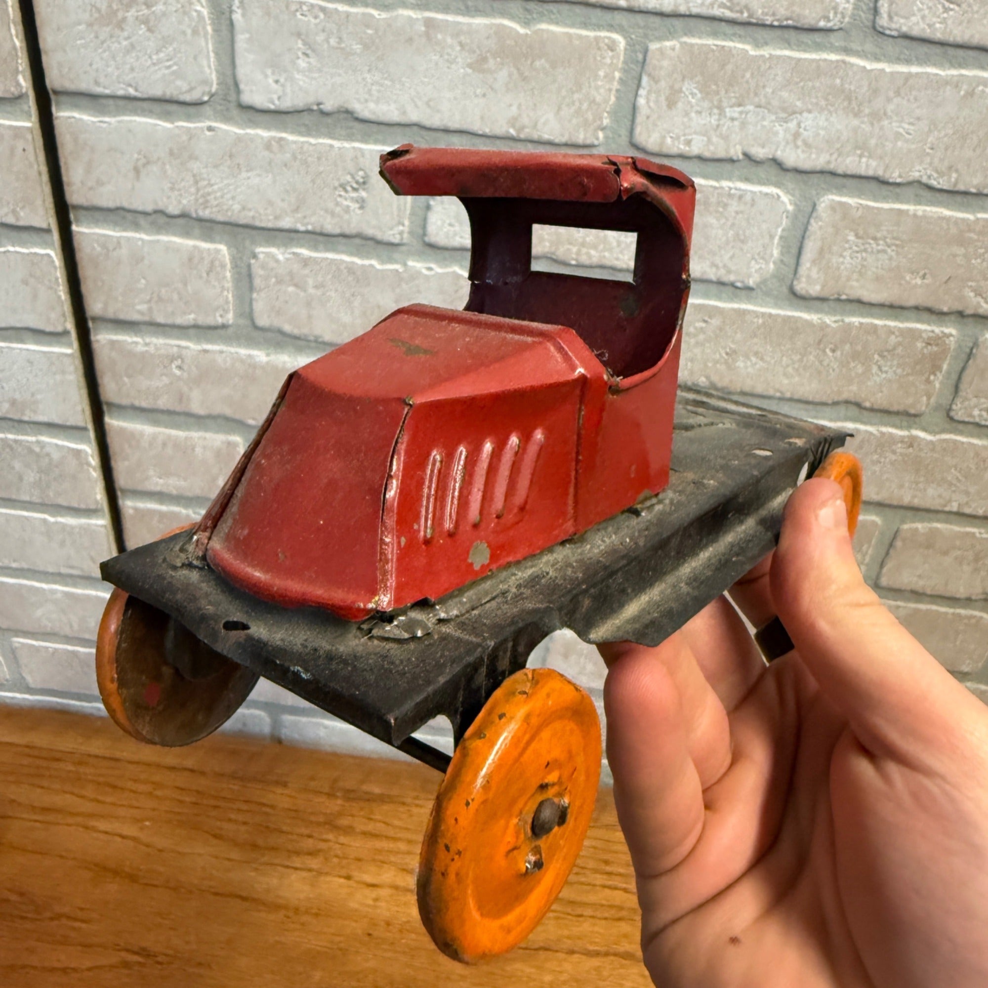 Vintage 1920s Marx Mack Truck C-Cab Dump Truck Tin Toy -- As-Is - Parts