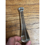 Vintage Clear Glass Pestle No. 4 Replacement for Mortar Apothecary 5.5" Long