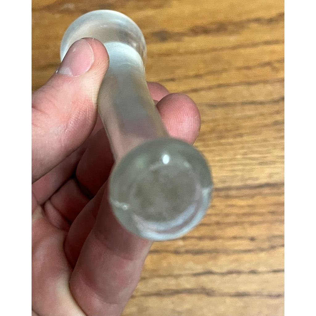 Vintage Clear Glass Pestle No. 4 Replacement for Mortar Apothecary 5.5" Long