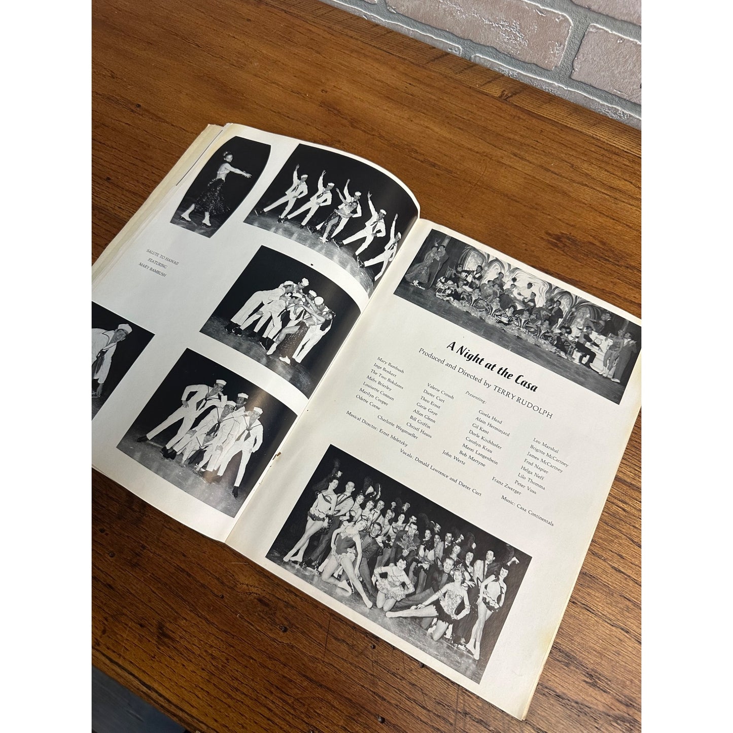 Vintage Casa Carioca Ice Revue Program Garmisch Recreation Area Germany