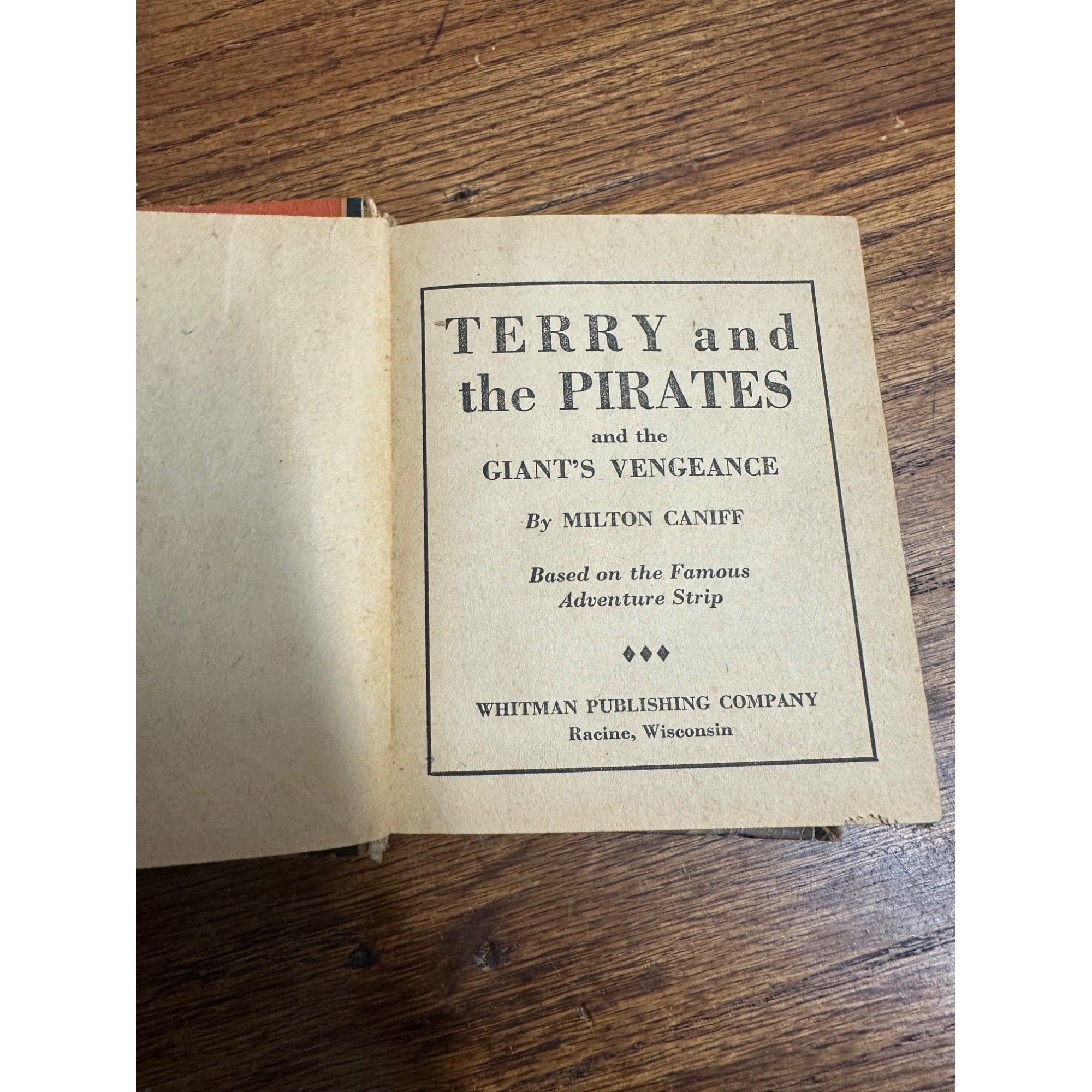 1939 Terry and the Pirates and the Giant's Vengeance #1446 Big Little Book