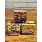 Reproduction Vintage Ammo Shell Boxes Miniature Defiance Winchester Ranger Peters