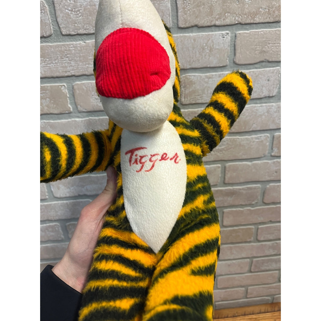 Vintage 1970s Winnie the Pooh Tigger 14" Plush Stuffed Animal Sears Roebuck