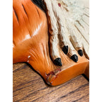 Vintage Native American Indian Chalkware Wall Plaques Wisconsin Dells Souvenirs