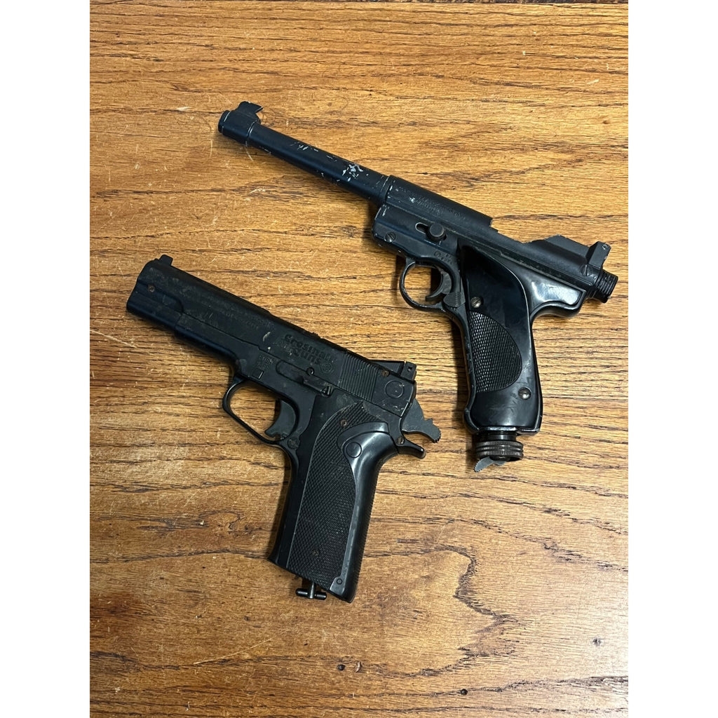 Vintage Crosman Mark II .177 Cal Pellet Air Pistol C02 BB Gun & 1008 Repeatair