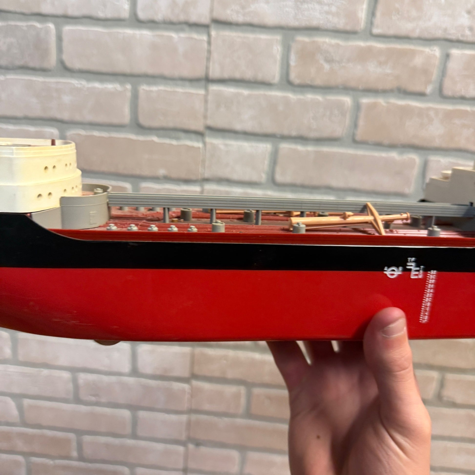 Vintage Wen Mac SS Texaco North Dakota Oil Tanker Ship Advertising Toy Parts