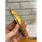 SCARCE Antique Figural Horse Celluloid Straight Razor Doyle #10 Freije Asha