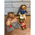 Vintage Steiff Hedgehogs Mucki Micki Mecki Lot (3) Dolls Hand Puppet Germany