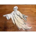 Scarce 1929 Vintage Dennison Halloween Floating Spectre Floating Ghost Diecut