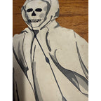 Scarce 1929 Vintage Dennison Halloween Floating Spectre Floating Ghost Diecut