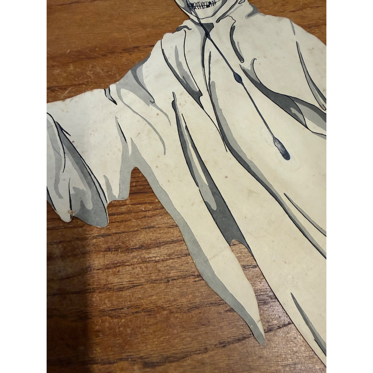 Scarce 1929 Vintage Dennison Halloween Floating Spectre Floating Ghost Diecut