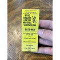 Vintage Unstruck Matchbook Advertising  - The Ervins Yellow Jacket Supper Club -Winchester, Wis