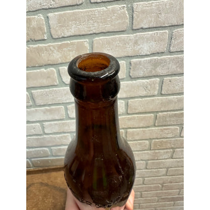 VTG Calumet Brewing Co. Chilton Wis EMPTY Amber Beer Bottle 15oz