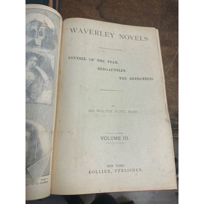 Sir Walter Scott : The Waverly Novels 1887 Nine Volume Set of 28 Novels Complete