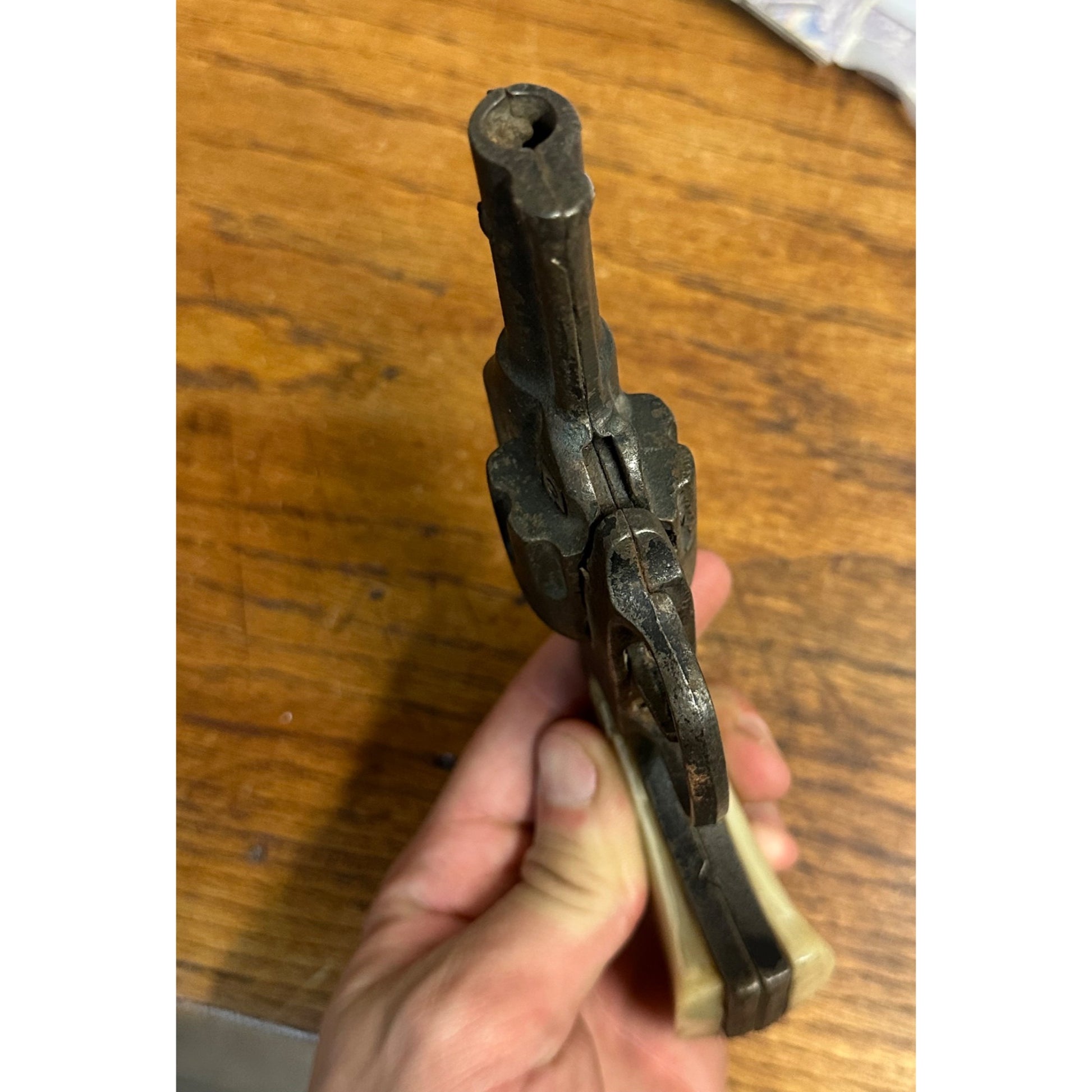 Vintage 1930s Kilgore Lone Ranger Cap Gun Revolver Hi-Ho Silver Cast Toy