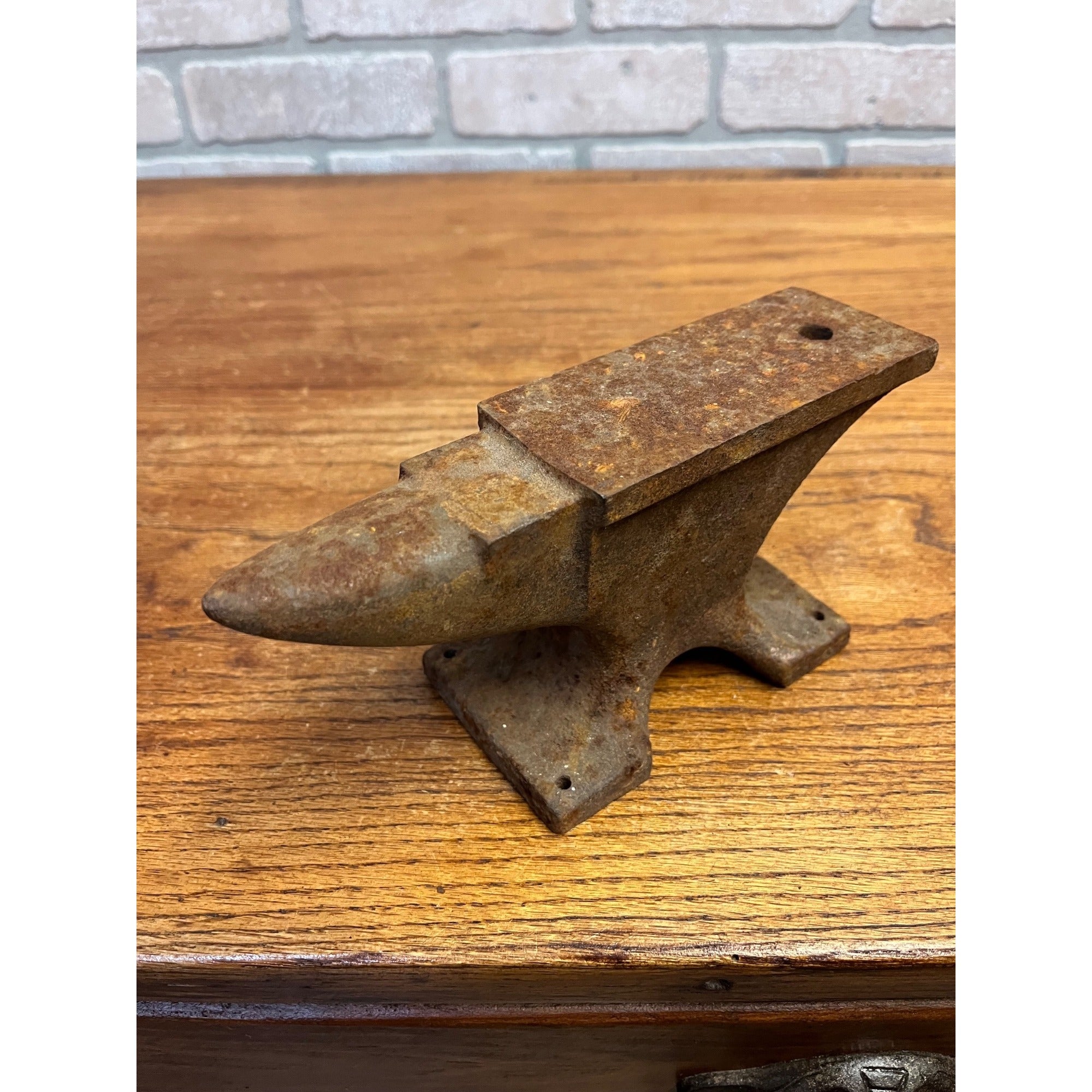 Antique Vintage Bench Anvil Tinsmith Machinist Jeweler Small 8” Long